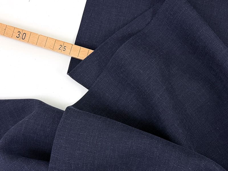 Lyocell Leinen Twill, Navy