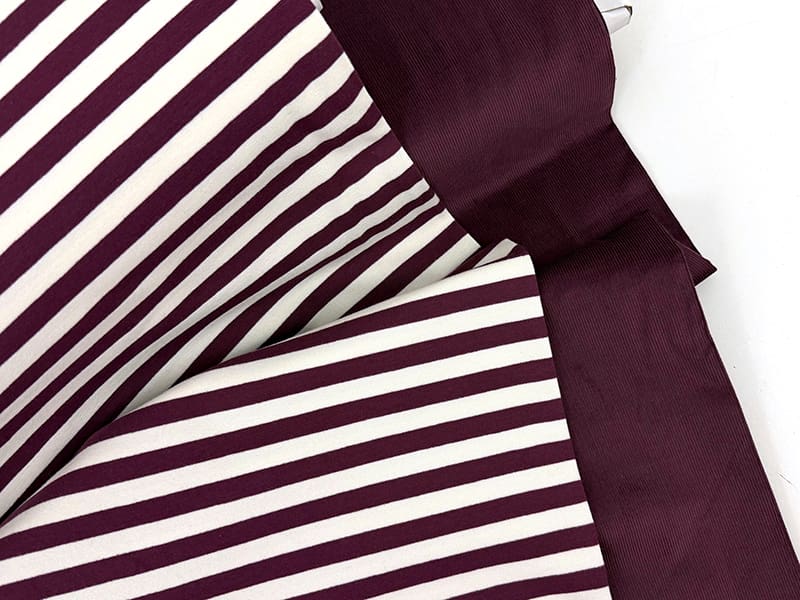 Reststück! 1,20m Feincord Baumwolle Burgundy – Bild 3