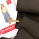 Cotton feincord babycord 1000stoff chocolate fraukari