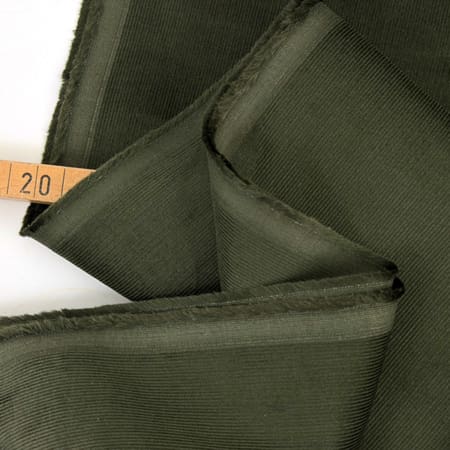 Cotton feincord babycord 1000stoff khaki d