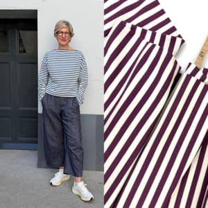 Frenchterry burgundy fraulara studioschnittreif 1000stoff