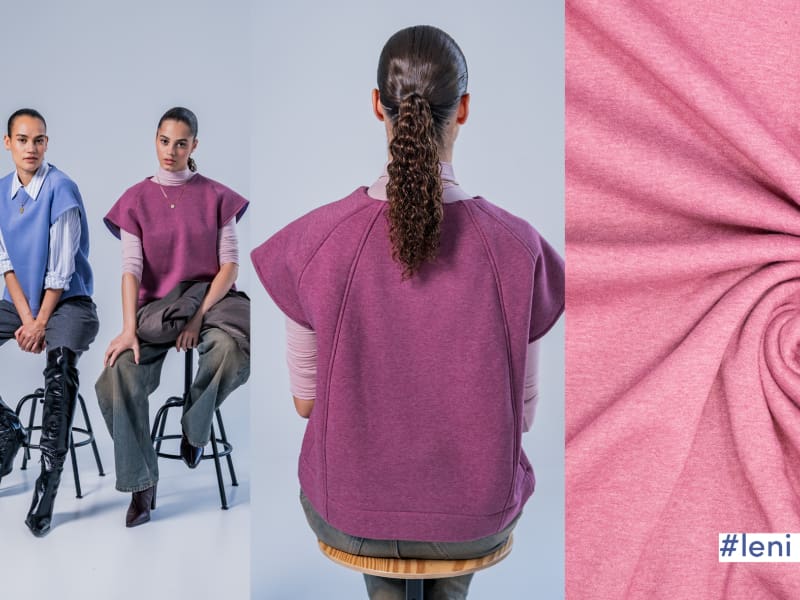 Organic Heavy Jogging Sweat, Beere, Fibre Mood