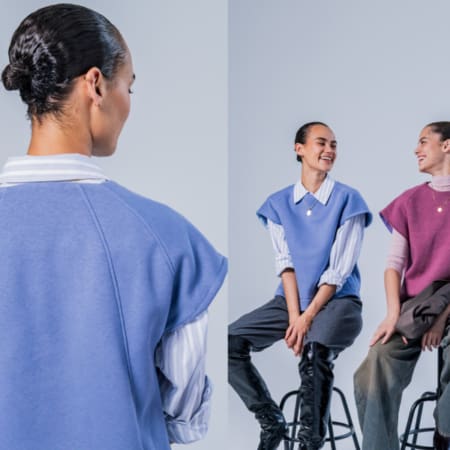 Sweat lavender fibremood 1000stoff leni