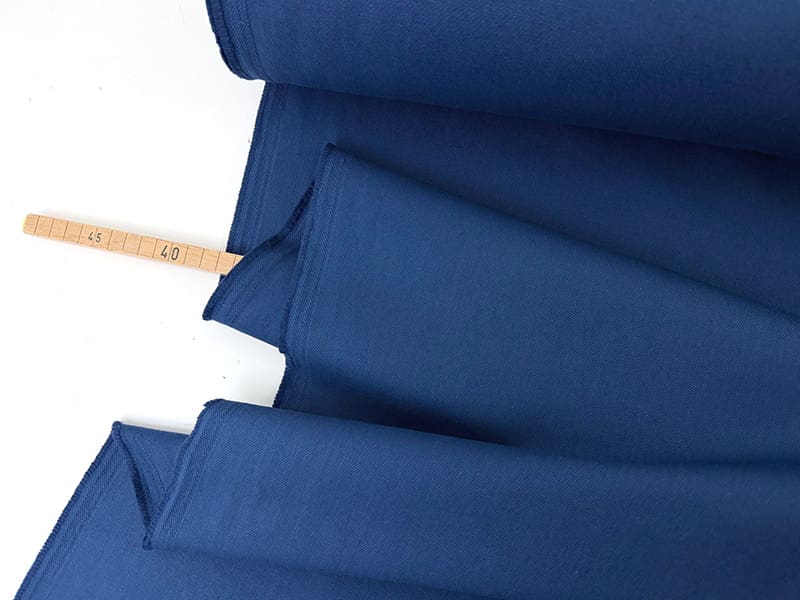 Designer baumwolle twill blau 1000stoff d