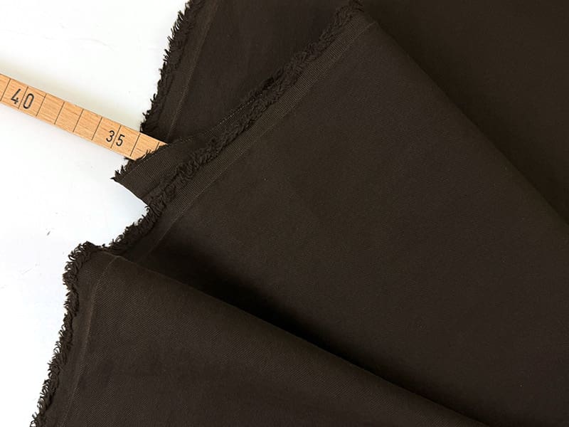 Designer baumwolle twill braun 1000stoff d