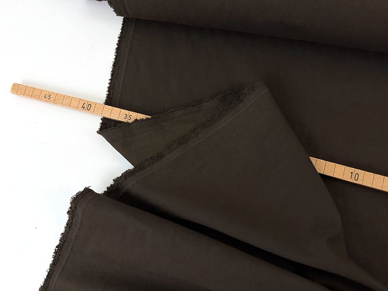 Designer baumwolle twill braun 1000stoff