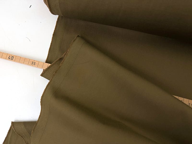 Designer baumwolle twill braun khaki 1000stoff d