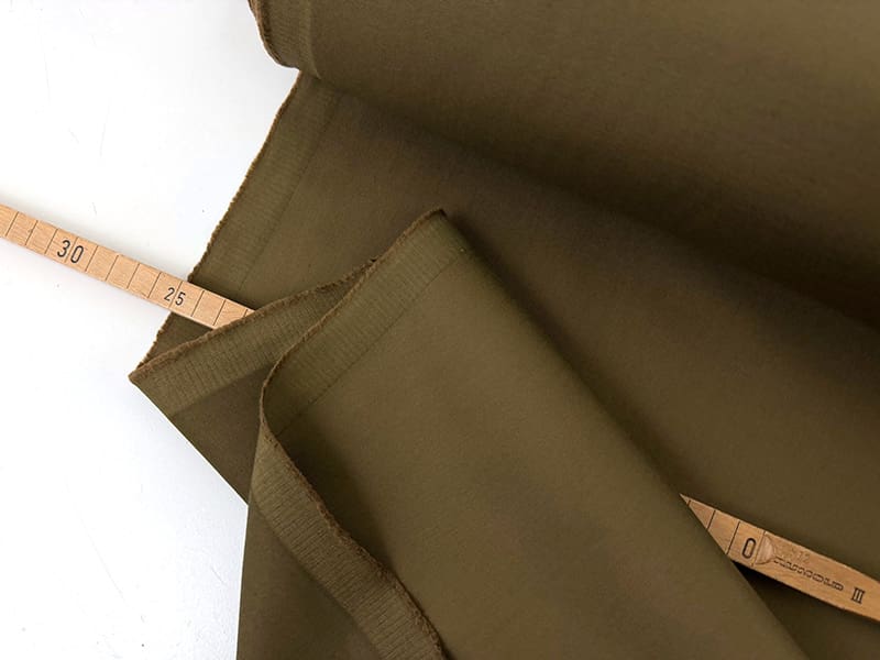 Designer baumwolle twill braun khaki 1000stoff
