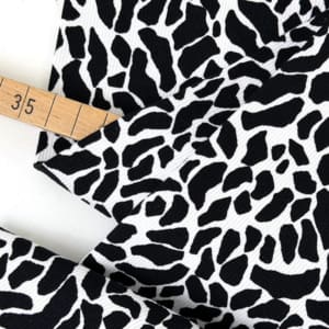 Designer rippenjersey animal print 1000stoff