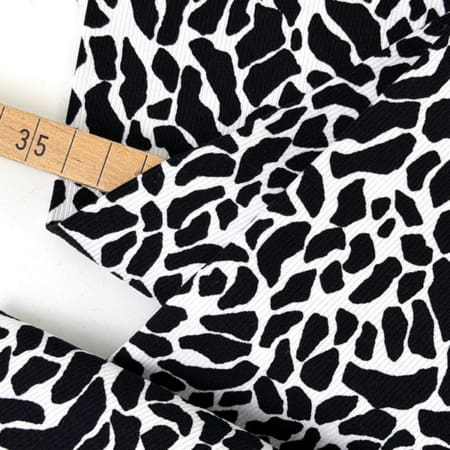 Designer rippenjersey animal print 1000stoff