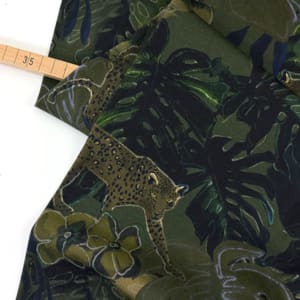 Designer rippenjersey jungle 1000stoff d