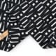 Designer rippenjersey letters 1000stoff d
