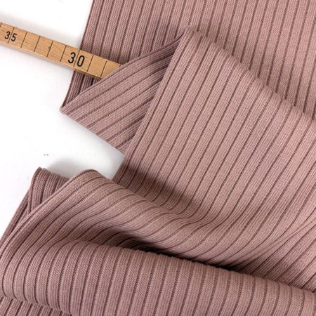 Bambus strick rippe 1000stoff blush