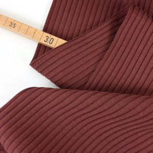 Bambus strick rippe 1000stoff rosewood