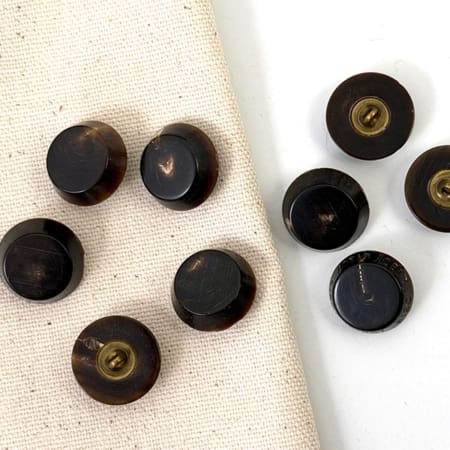 Designer knopf horn konisch klein 1000stoff