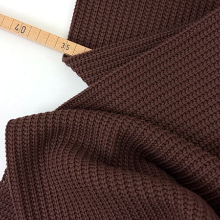 Fibremood cotton knit 1000stoff braun d