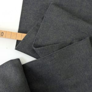 Swafing flanell uni anthrazit 1000stoff