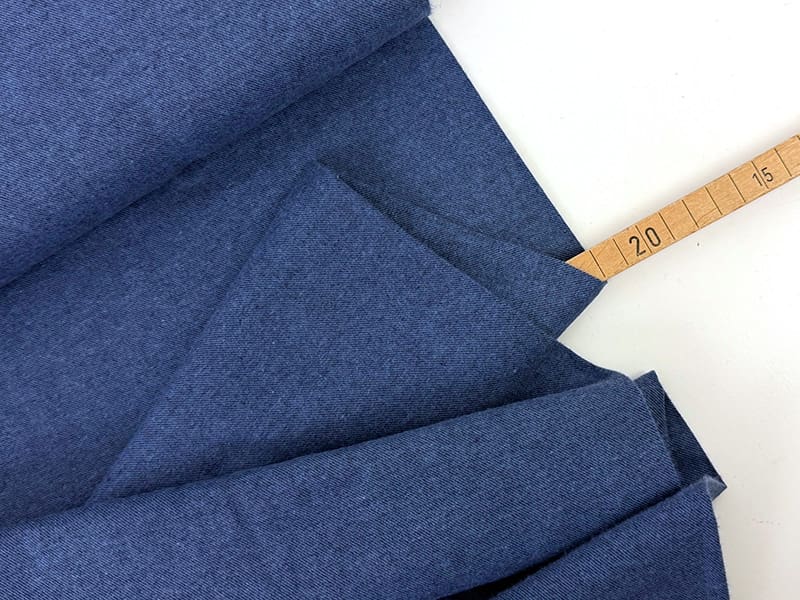 Swafing flanell uni jeansblau 1000stoff d