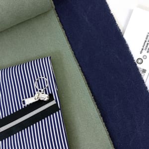 Swingandsew minou 1000stoff navy streifen