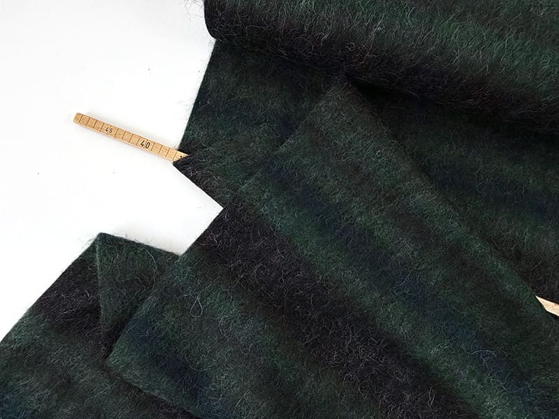 Wolle alpaca streifen grün 1000stoff d