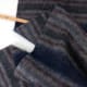 Wolle alpaca streifen navy 1000stoff