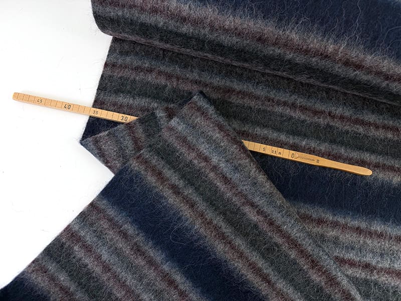 Wolle alpaca streifen navy 1000stoff det