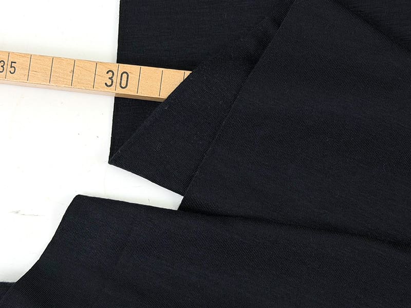 Designer jersey modal cashmere 1000stoff schwarz