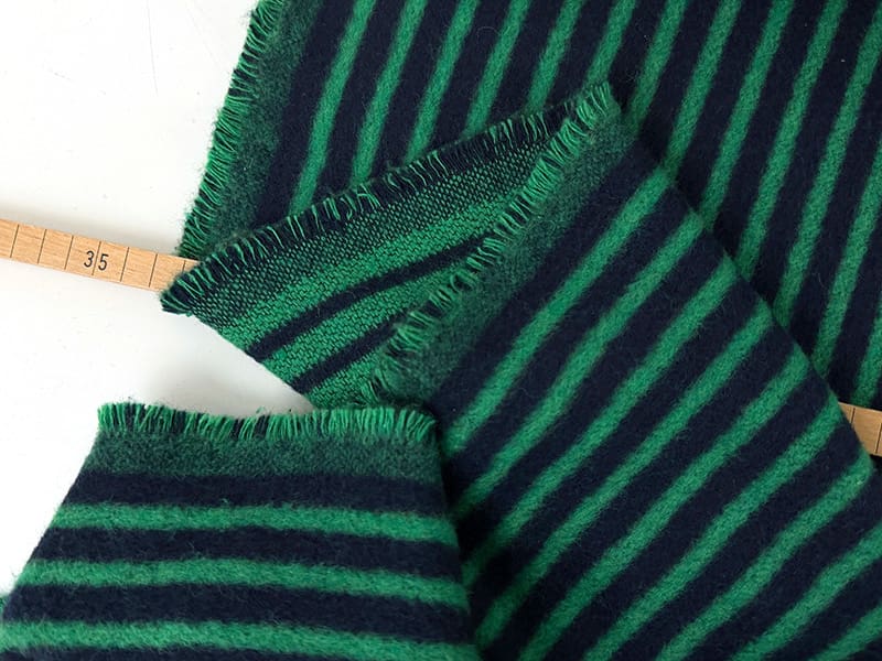 Designer wolle alpaka streifen 1000stoff grün