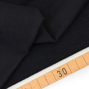 Cotton bamboo sweat 1000stoff schwarz d
