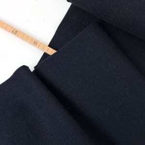Cotton wool denim 1000stoff dark navy d