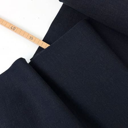 Cotton wool denim 1000stoff dark navy d