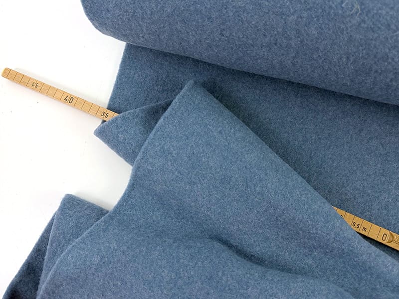 Merino fleece 1000stoff provincal blue d