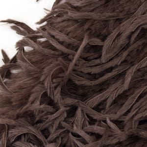 Psfahion feathers federn 1000stoff chocolate det