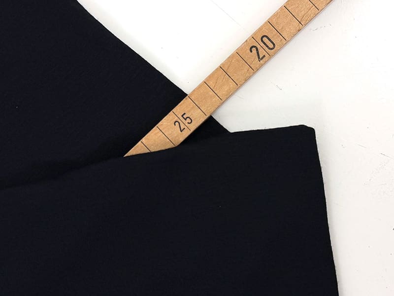 Psfahion jersey viskose wolle 1000stoff schwarz