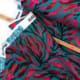Swafing jersey bienvenido colorido petrol 1000stoff blätter